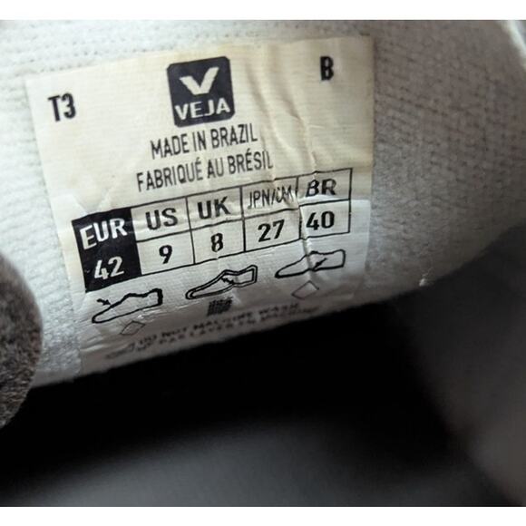 Rick Owens x Veja Performance Running Sneakers Gray White  Size 9 Womens - Picture 7 of 7